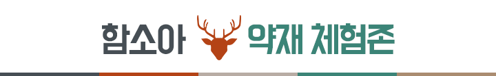 함소아 약재 체험존